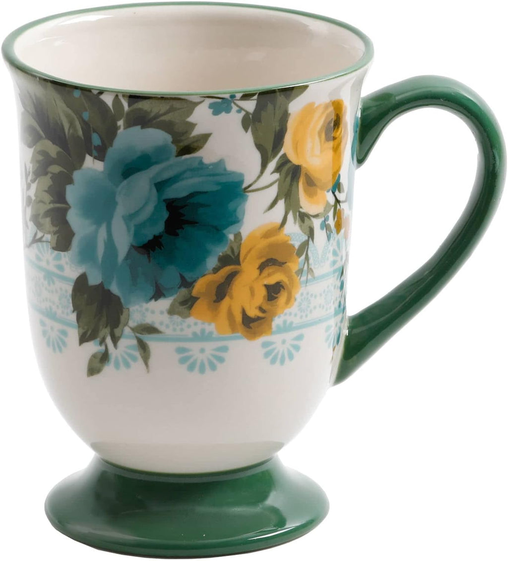 Rose Shadow 18-Ounce Latte Mug Set, Set of 4 G26908