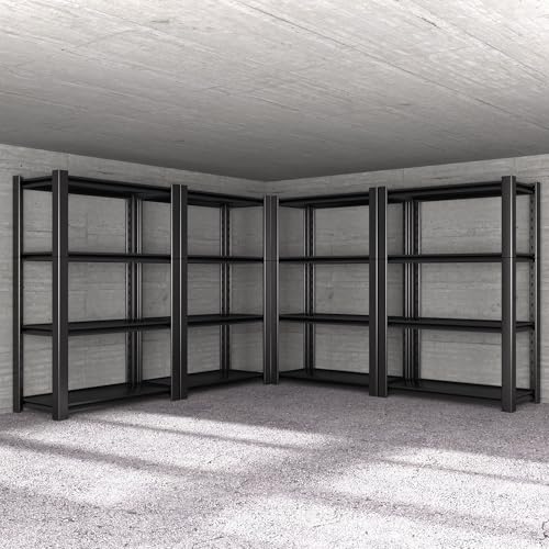 Heavy Duty Garage Shelving Unit, 5-Tier Adjustable Metal Storage Rack Y532