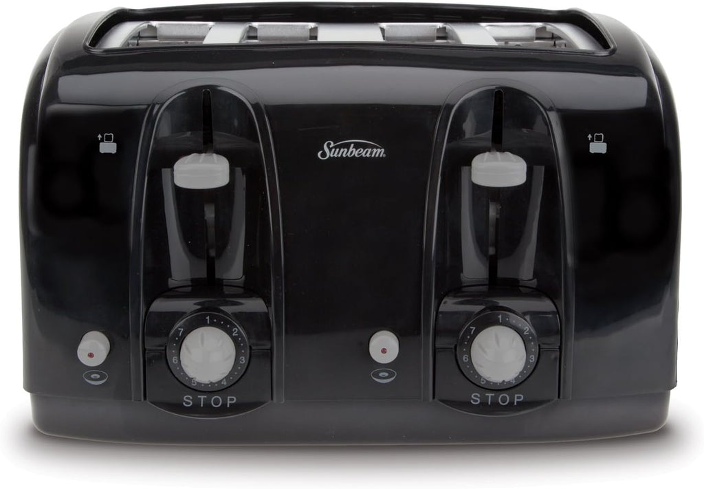 4-Slice Wide Slot Toaster, Black F5661