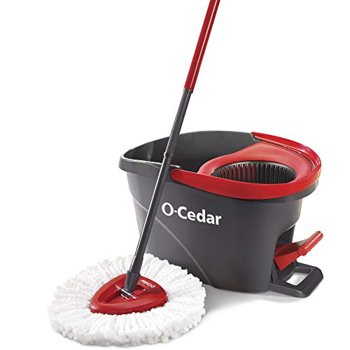 Microfiber Spin Mop with Bucket Floor Cleaning System X246875