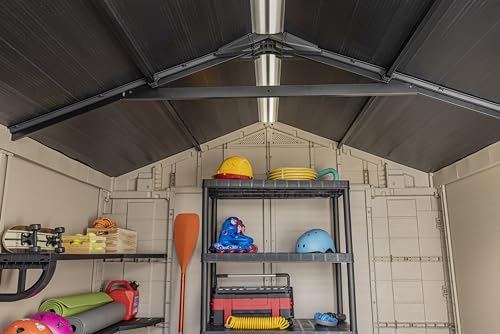 Outdoor Resin Storage Shed for Patio Furniture and Yard Tools R685