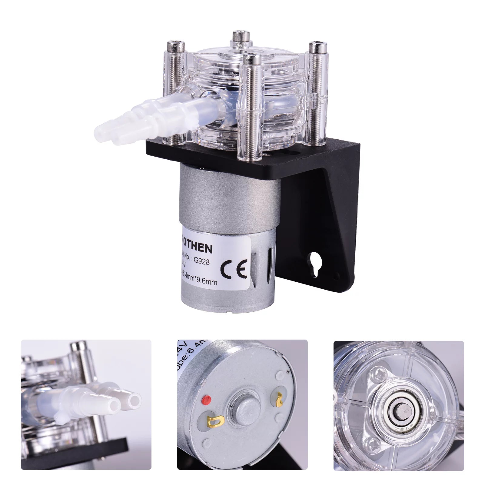 Dosing Pump 12V Peristaltic with Silicone Tubing for Aquarium Lab V73062