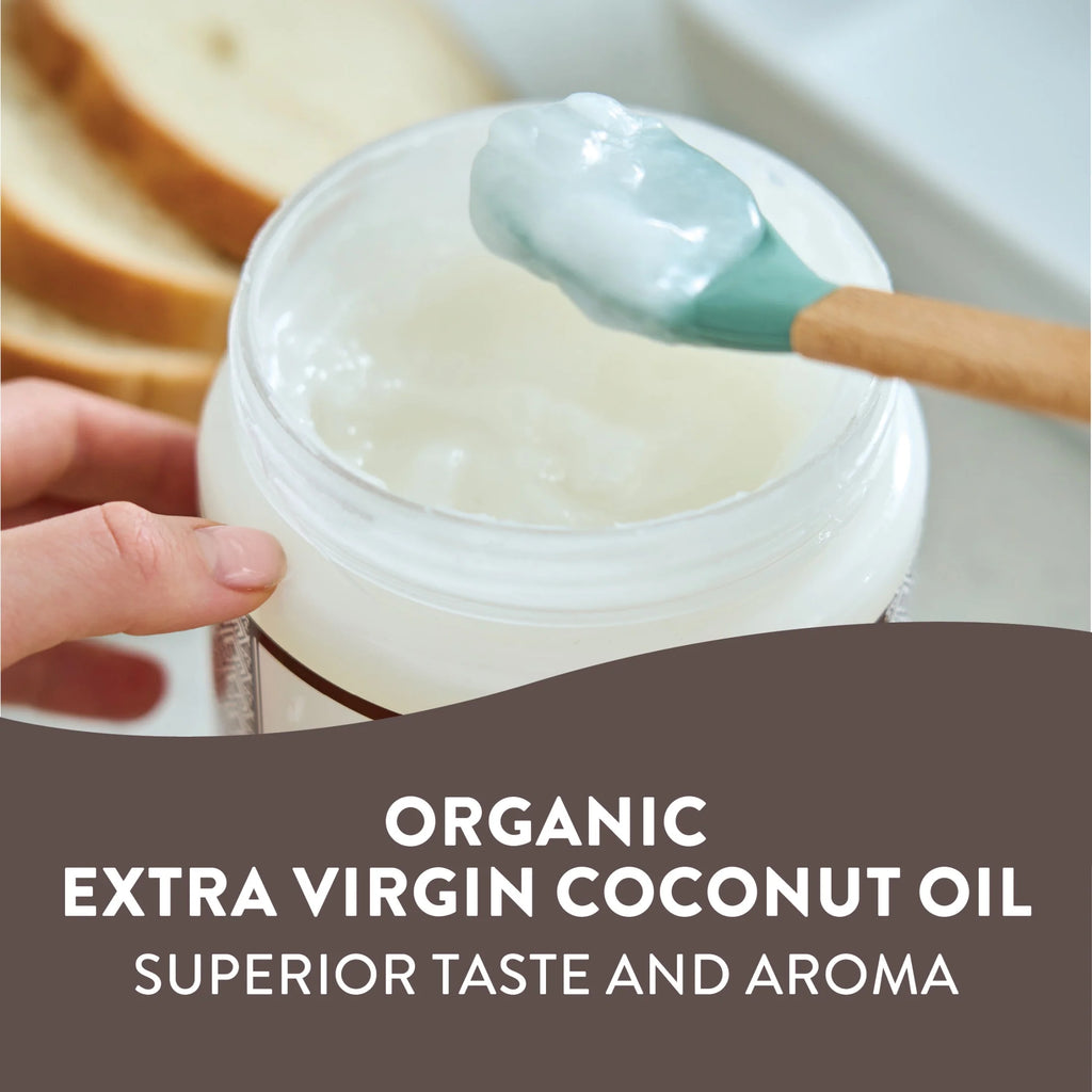 Organic Extra Virgin Coconut Oil, Cold-Pressed & Unrefined, 16 Fl Oz. U7625