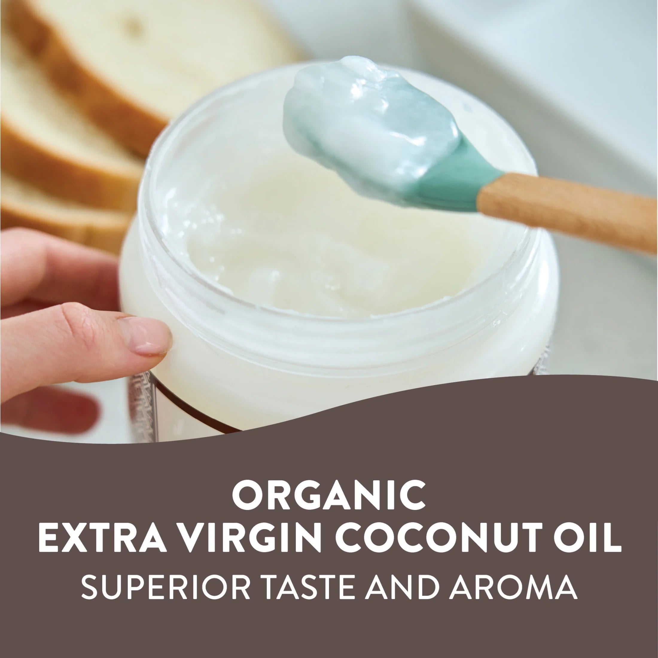 Organic Extra Virgin Coconut Oil, Cold-Pressed & Unrefined, 16 Fl Oz. U7625