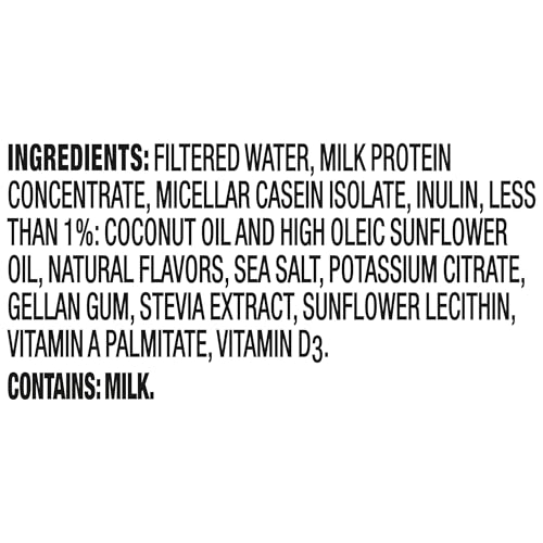 Protein Shake, Salted Caramel, 30g Protein, Ready to Drink, 12 fl oz, 12 Count R631