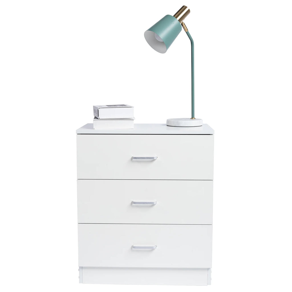 Modern Dresser Cabinet, 3-Drawer Wooden Storage for Bedroom A762