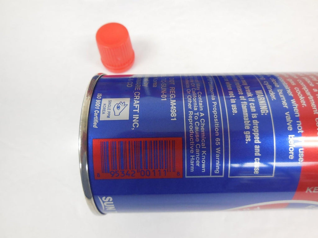 3 Pack Butane Refill Canister for Portable Stove 8oz V5421