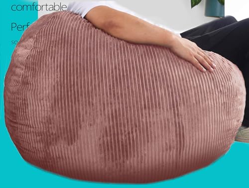 Faux Fur Bean Bag Chair for Adults with Filling Q65946