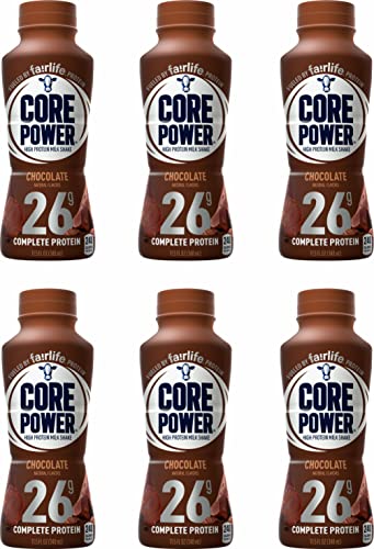 Chocolate High Protein Milk Shake, 14 fl oz, Pack of 6 E723007