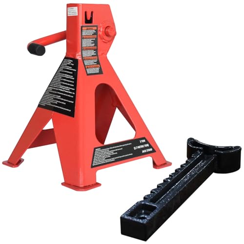 Steel Jack Auto Stands, 6,000 lb Capacity, 1 Pair V481