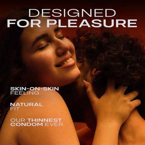 Ultra-Thin Non-Latex Condoms, Pre-Lubricated, 10 Count H498597