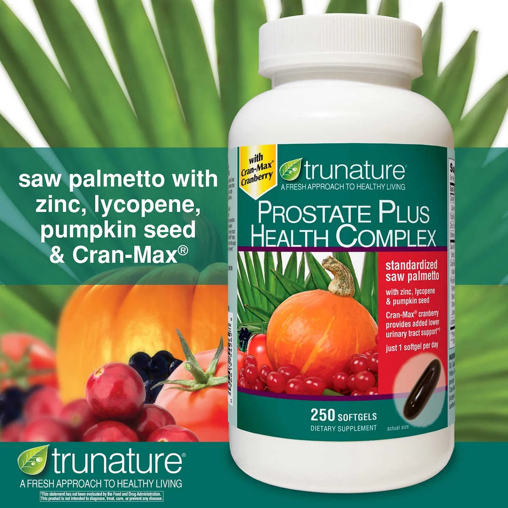 Trunature Prostate Plus Health Complex, 250 Softgels
