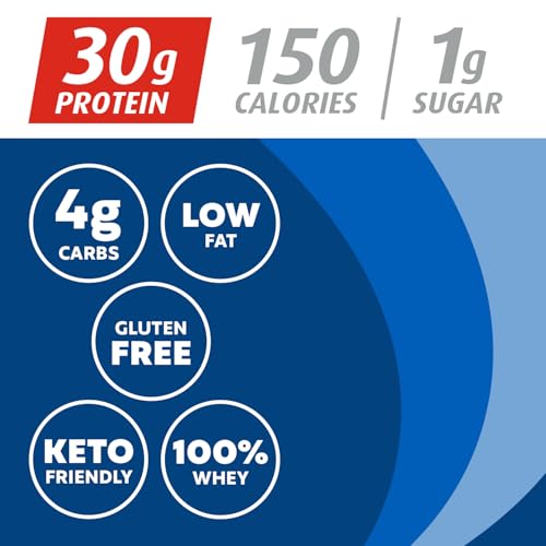Vanilla Milkshake Protein Powder, 30g Protein, 1g Sugar, 17 Servings W26910