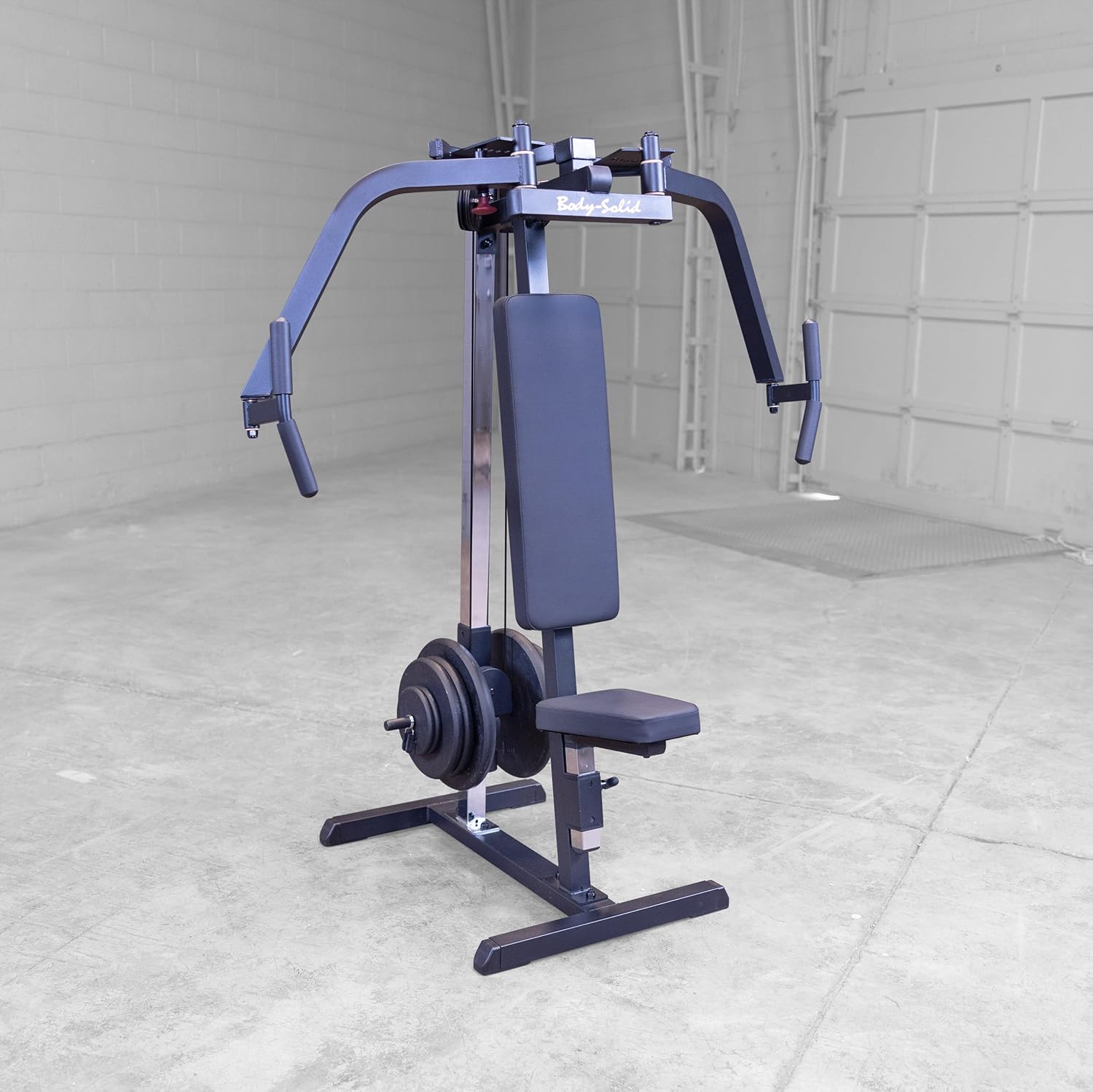 Dual Function PEC Machine - Plate Loaded, Adjustable Chest, Back & Shoulder Workout Equipment T413296