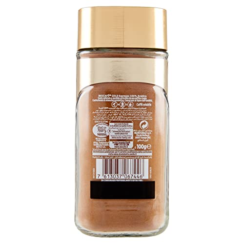 Espresso Instant Coffee, 100% Arabica, 100g Jar Q4184
