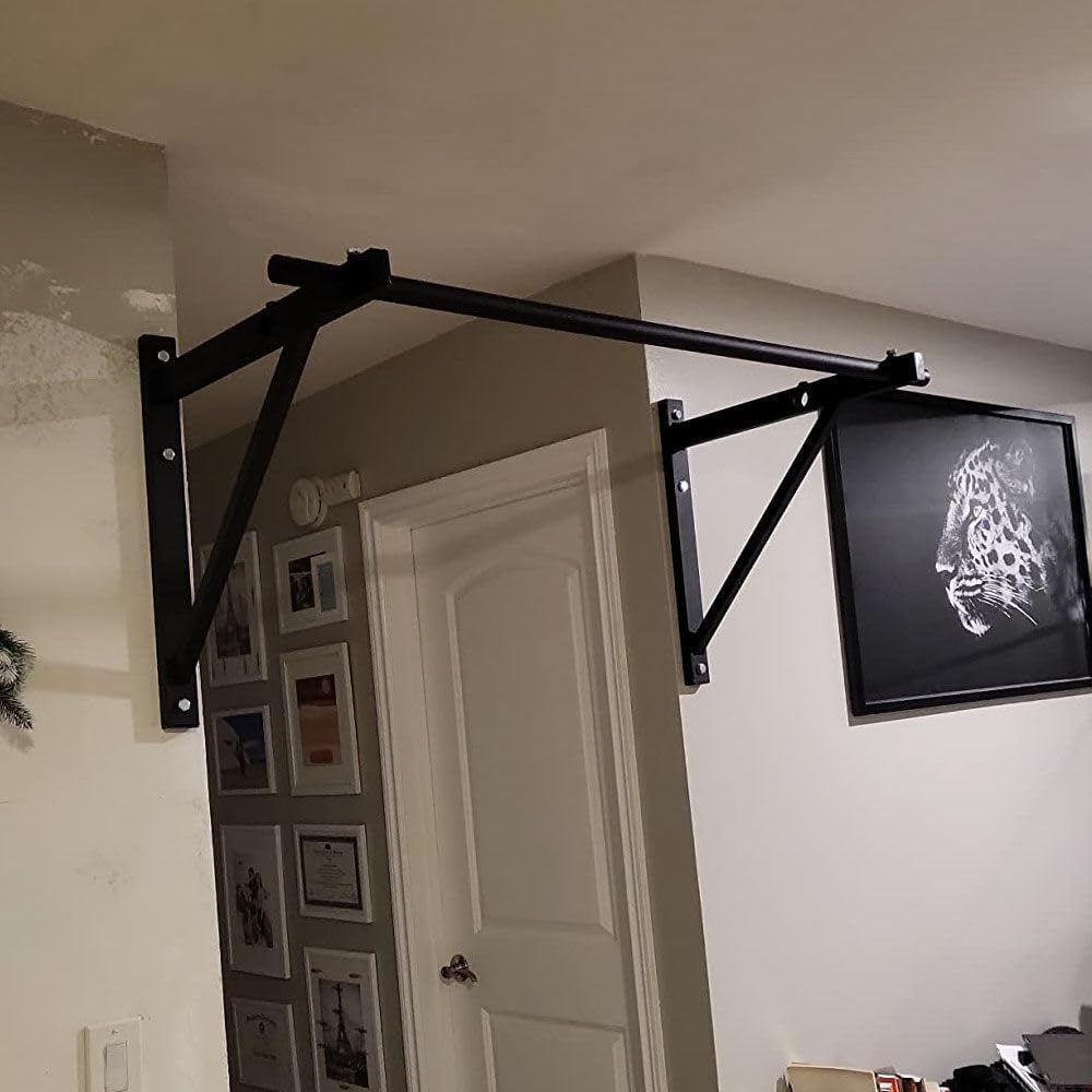 Wall Mounted Pull Up Bar, 14" or 22" Depth, 400 LB Rated K5225