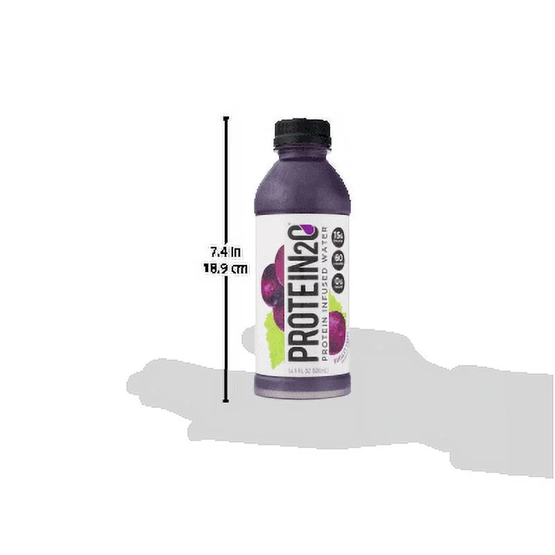 Whey Protein Infused Water, Harvest Grape, 16.9 oz Bottle X736