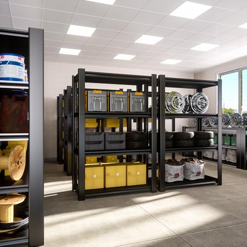 Heavy Duty Garage Shelving Unit, 5-Tier Adjustable Metal Storage Rack Y532