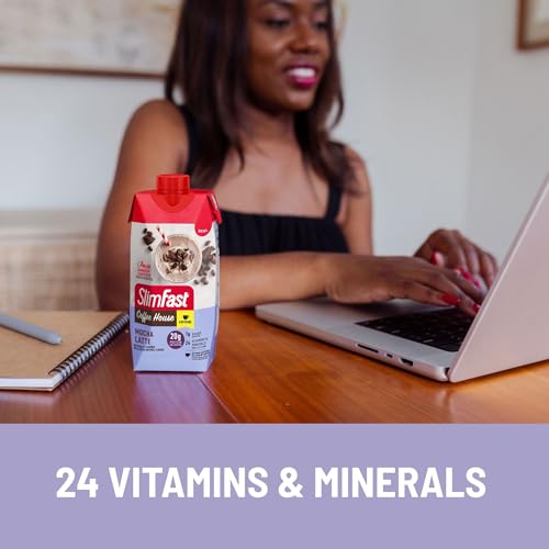 Protein Shake, Chocolate, 20g Protein, Meal Replacement, 12 Count B226310