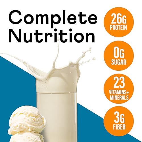 Vanilla Protein Shake, 12 Fl Oz (12 Pack) Y720