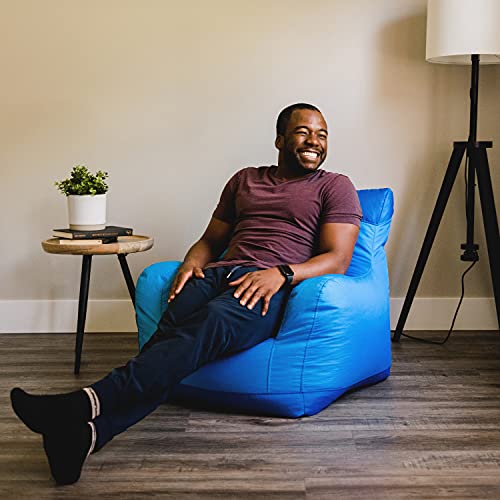 Dorm Bean Bag Chair with Drink Holder and Pocket, 3 feet R2503