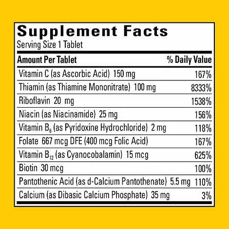 Super B-Complex Tablets, 460 Count Y704