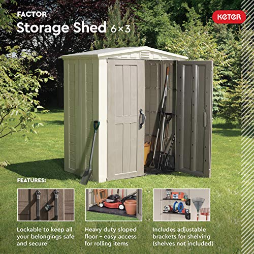 Outdoor Storage Shed for Patio Furniture and Garden Tools R7393