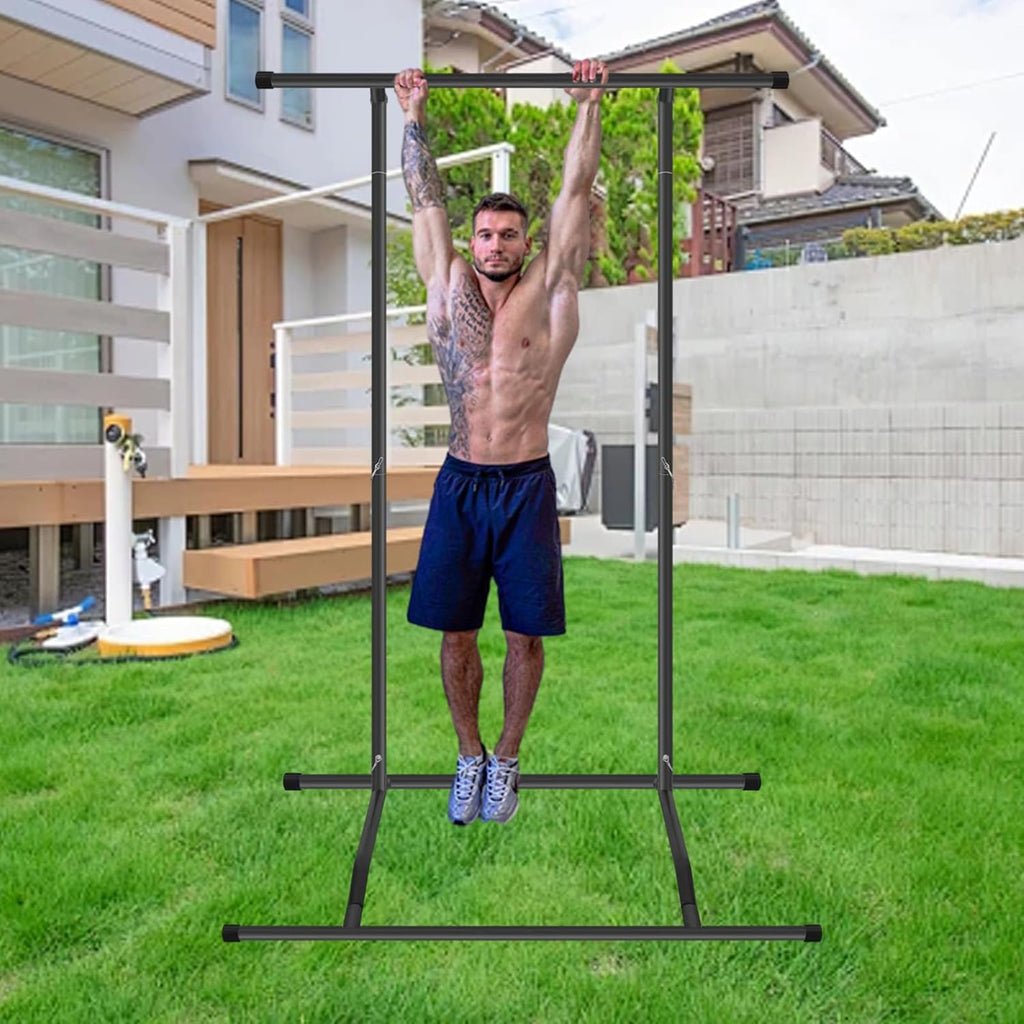 Pull Up Bar Dip Station Power Tower for Home Gym D893