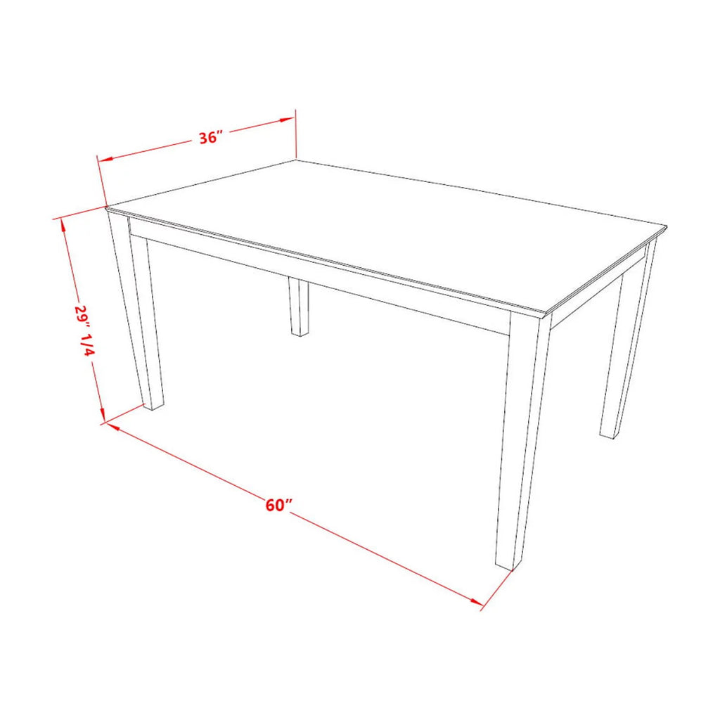 7 Piece Dining Table Set for 6 with 6 Chairs V103