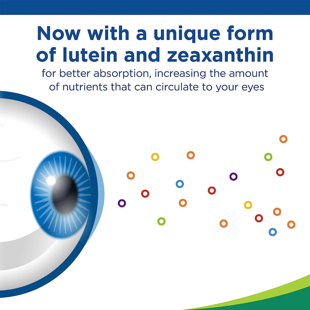 Eye Mineral Supplement with Vitamin C, Zeaxanthin, and Vitamin E, 210 Softgels G72454