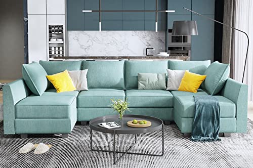 Modular Sectional Sofa with Storage, Grey Z479035