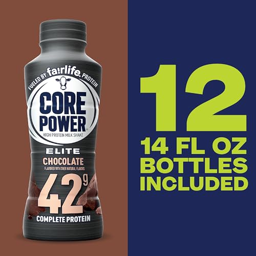 High Protein Shake, Chocolate, 14oz, 12 Pack D39455