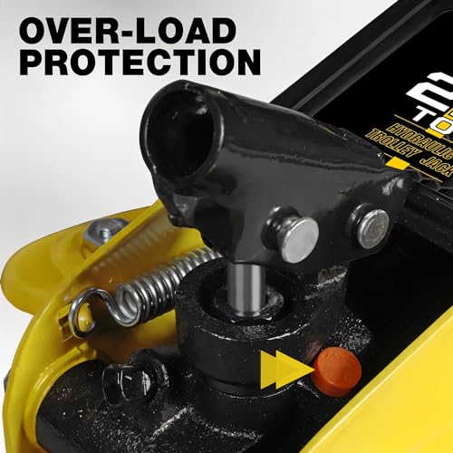 2.5 Ton Trolley Jack with Carrying Case Hydraulic Low Profile Floor Jack for Cars C877326