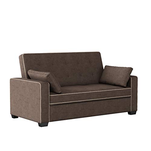 Convertible Sleeper Sofa, Queen Size, Navy Q5867