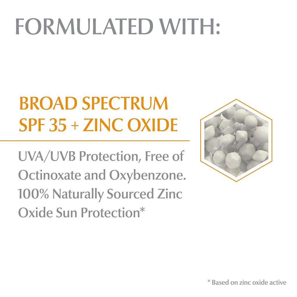 Tinted Mineral Face Sunscreen Lotion SPF 35 for Sensitive Skin E6160