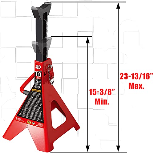 10-Ton Pin Type Jack Stands, Pair I9664