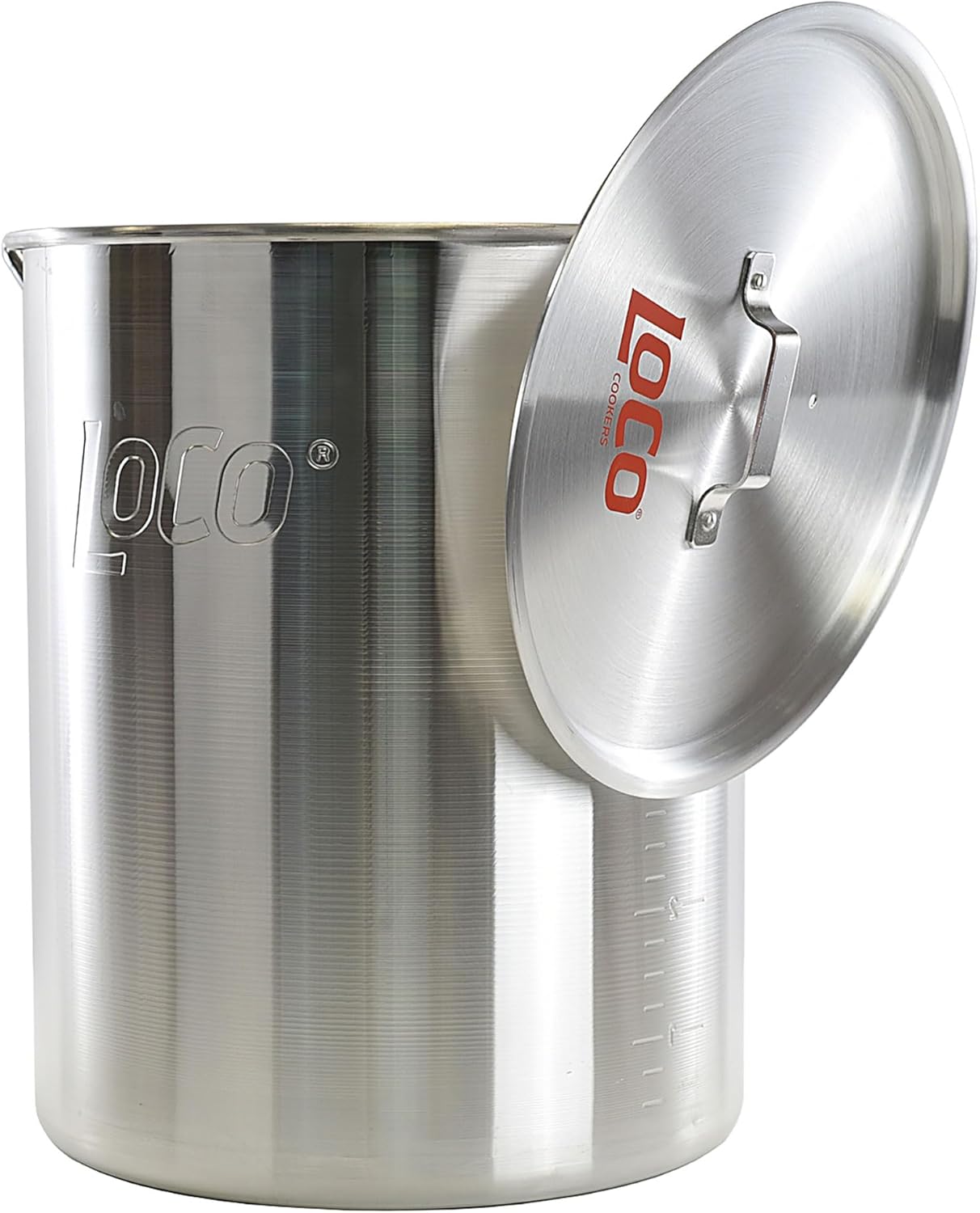30 Quart Aluminum Pot with Steaming Basket and Lid I295153