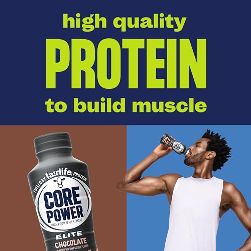 High Protein Shake, Chocolate, 14oz, 12 Pack D39455