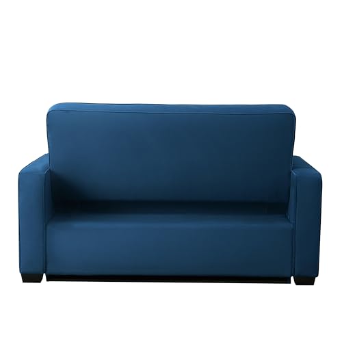 Convertible Sleeper Sofa, Queen Size, Navy Q5867