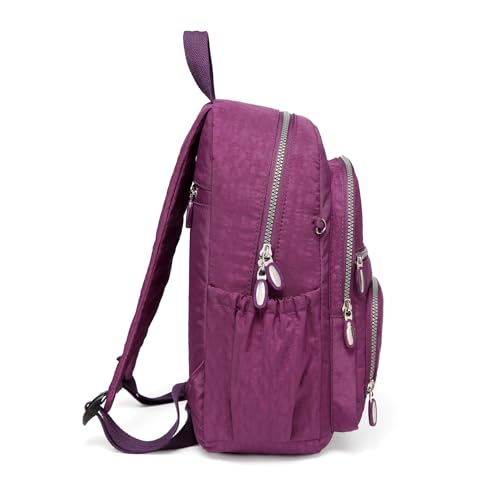Mini Daypack with Anti-Theft Back Zipper Pocket, Lightweight Backpack for Hiking Travel Sports L114
