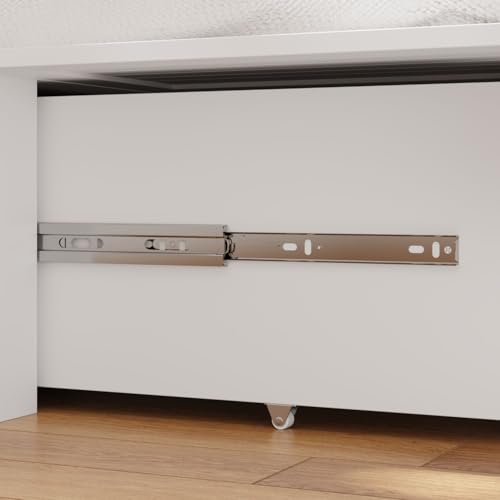 Twin Murphy Bed with Charging Station and Drawer R7073