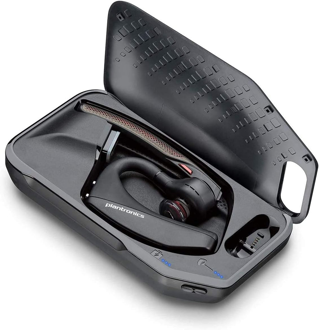 Bluetooth Single-Ear Headset with Noise Canceling for PC and Mac Q54788