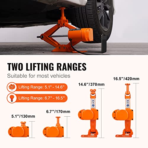 Electric Car Jack 3 Ton 12V Scissor Jack with Remote Control for Sedan SUV Truck V682