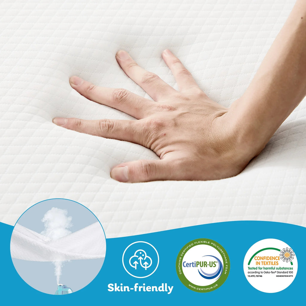 Tri-fold Memory Foam Mattress for Guest Bed and Camping K652923