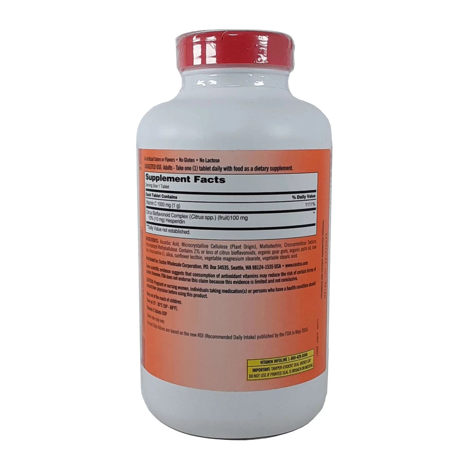 Vitamin C 1000 mg, 500 Tablets Y7544