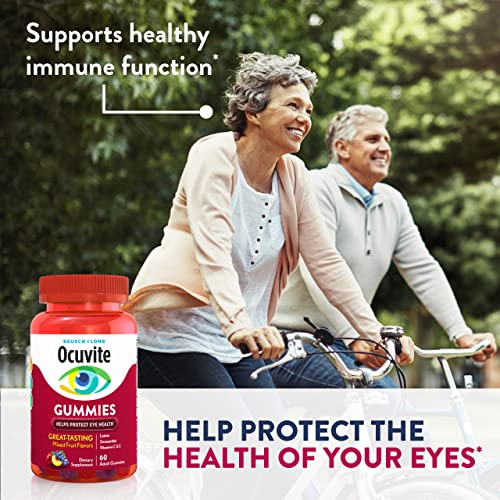 Vitamin & Mineral Supplement Gummies for Eye Health, Mixed Fruit, 60 Count L5921