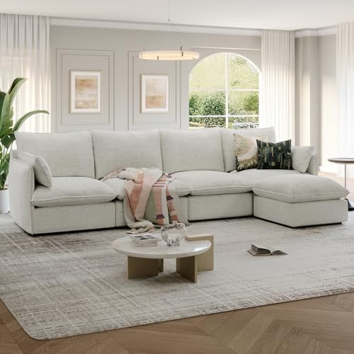Modular Sectional Sofa, Waterproof Down Filled, Dark Gray C7587