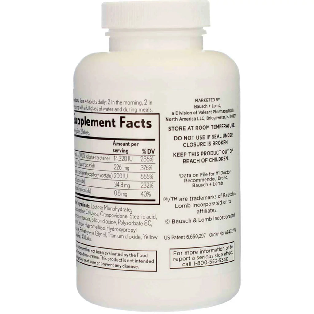 Ocuvite PreserVision Tablets 240 Count (Pack of 2) T209