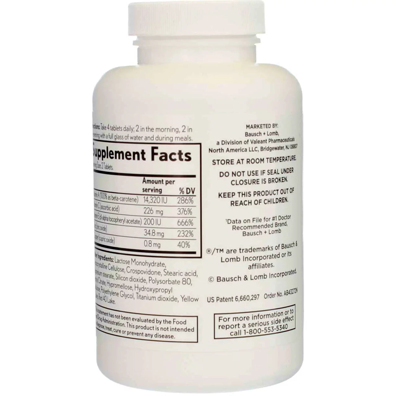 Ocuvite PreserVision Tablets 240 Count (Pack of 2) T209