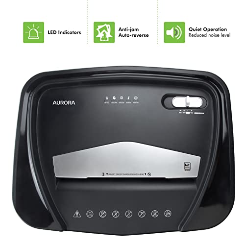 Micro-Cut Paper/CD/Credit Card Shredder, 12-Sheet, 60 Min Run Time V205
